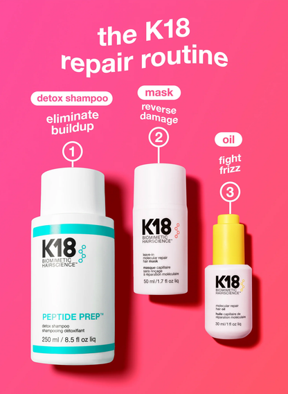 Leave-in molecular repair hair mask